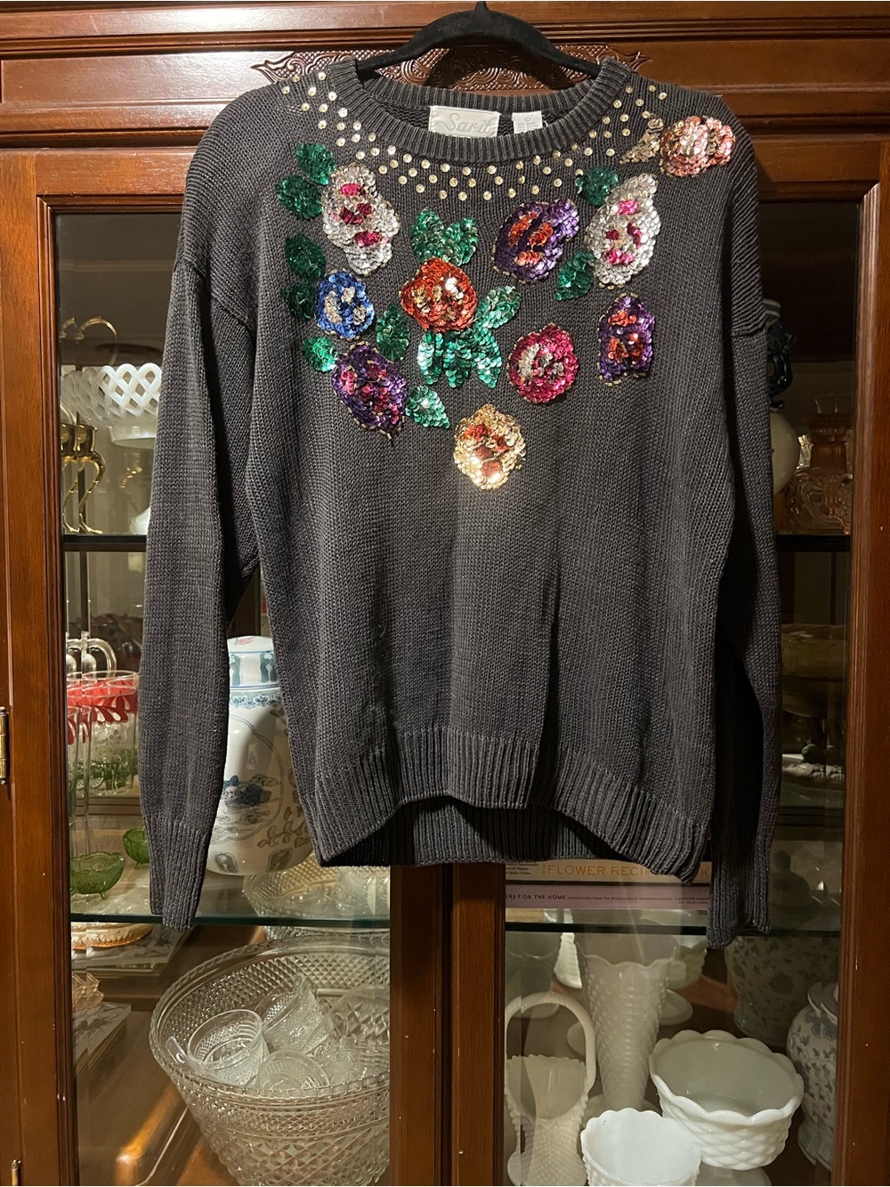 Vintage sequin sweater